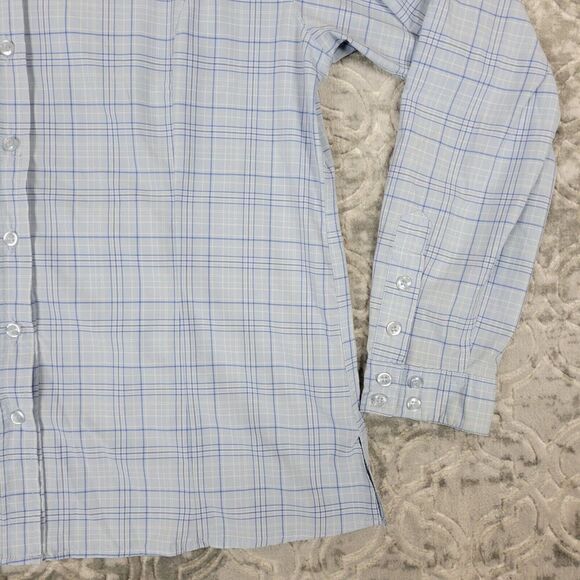 Aero Tech Designs Cycling Shirt Mens XL Blue Cyclewear Button Up  Plaid Vented - Picture 6 of 12